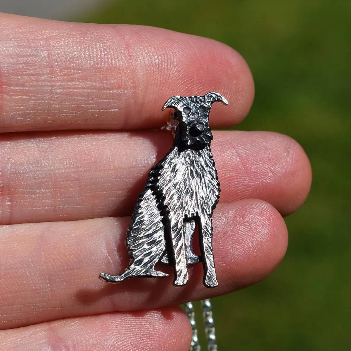 Lurcher Dog Necklace