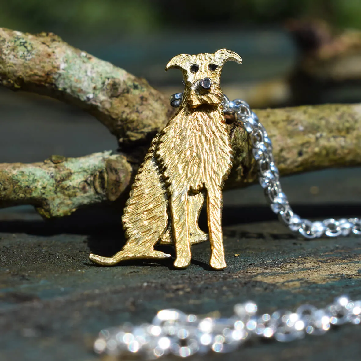 Lurcher Dog Necklace