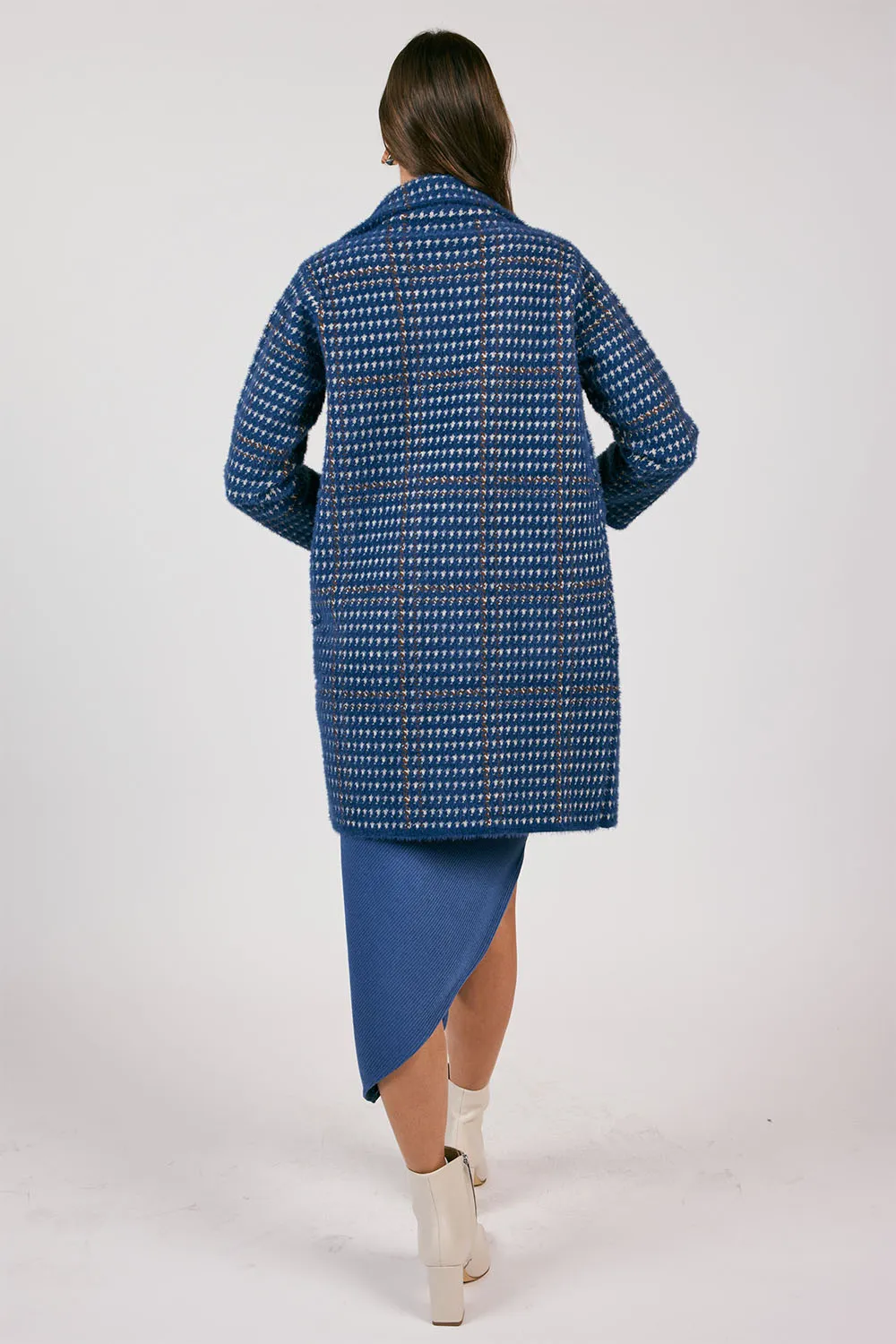MARCEAU HOUNDSTOOTH COAT