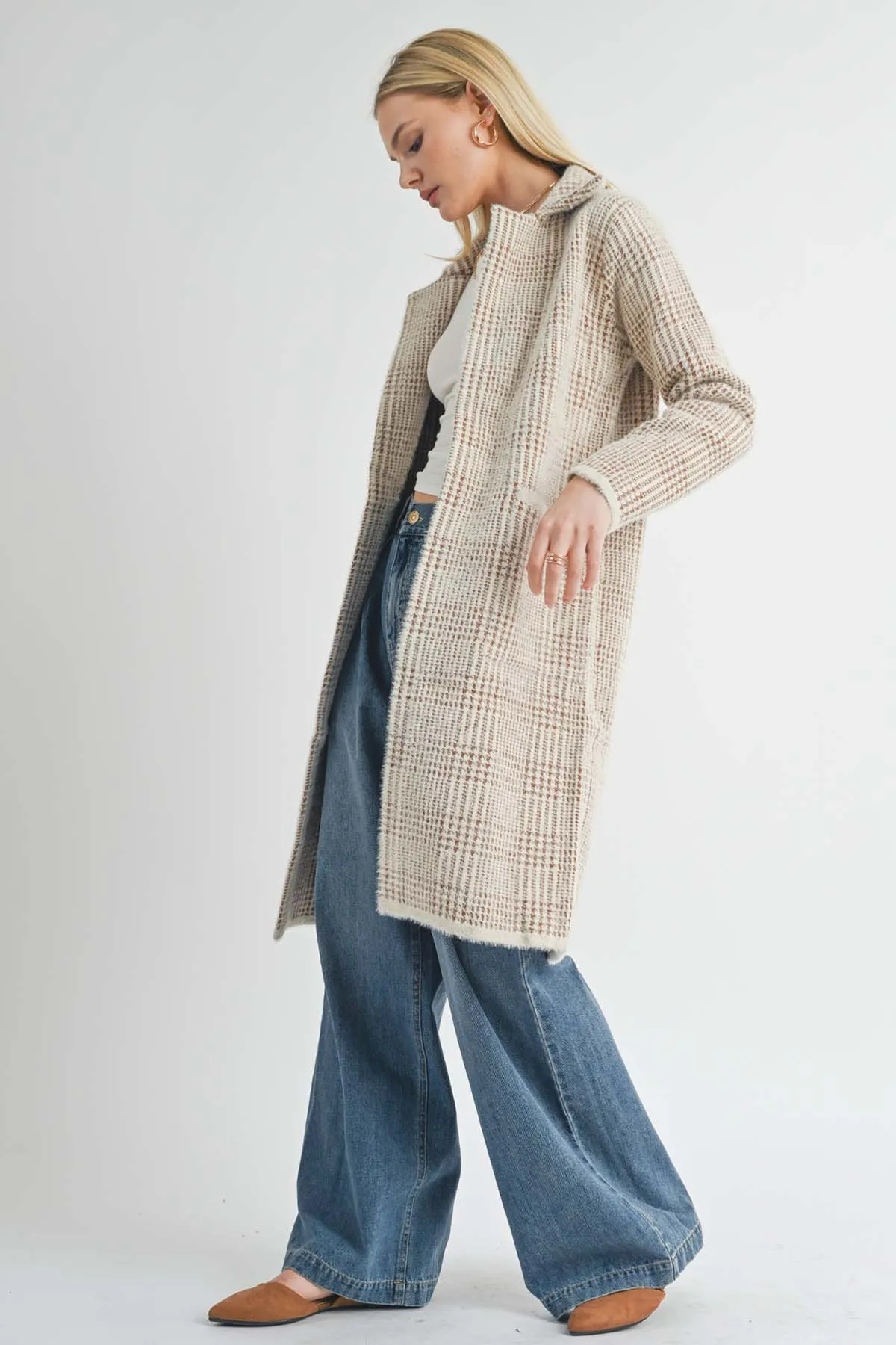 MARCEAU HOUNDSTOOTH COAT