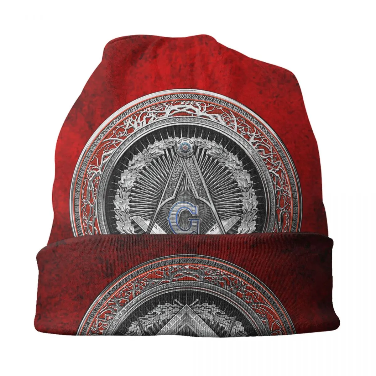 Master Mason Blue Lodge Beanie - Silver Jewel Bonnet