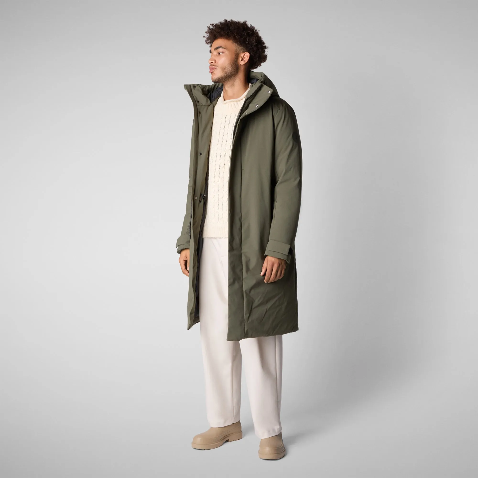Men's coat Roderick in laurel green