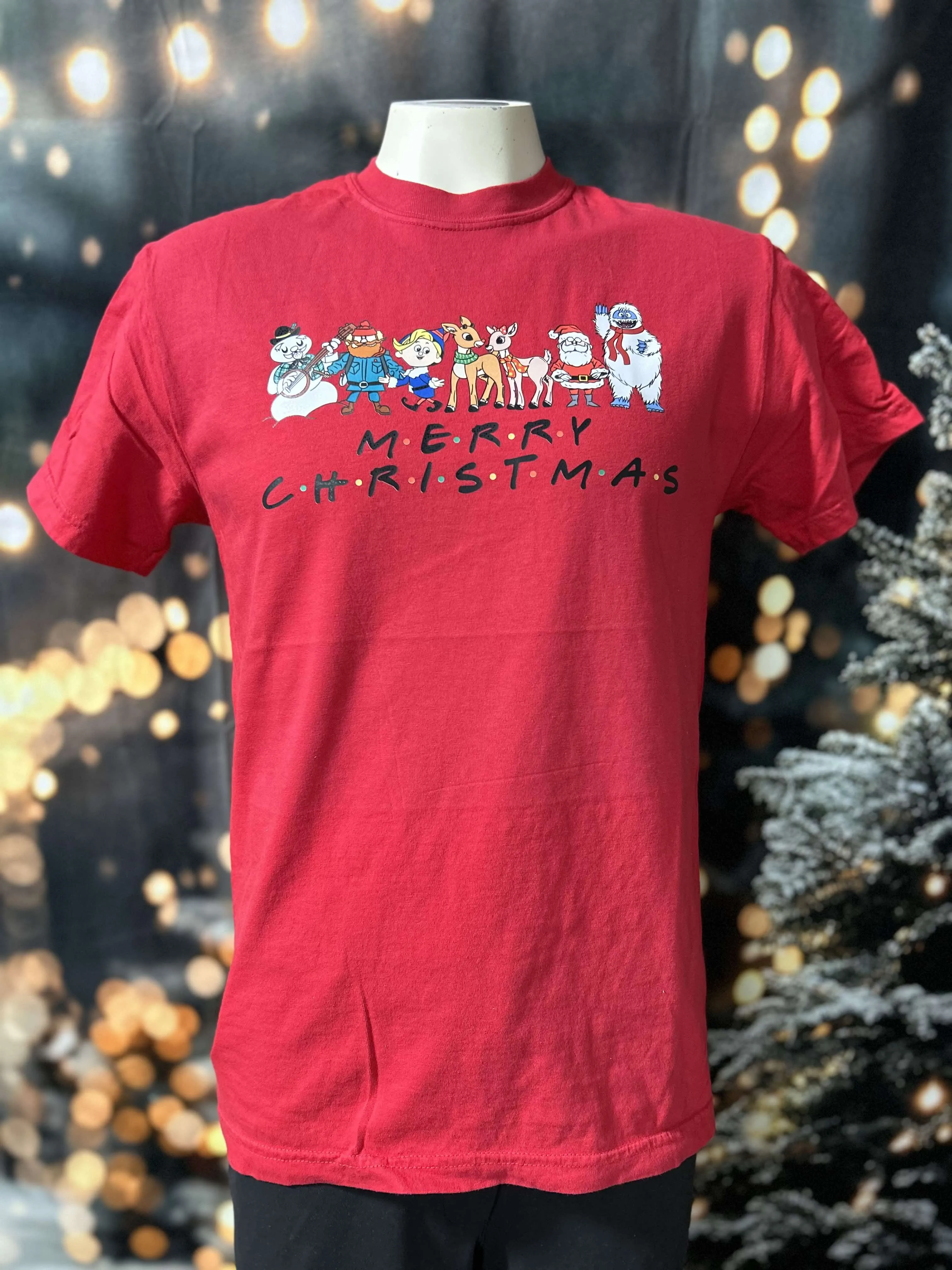 Misfit Merry Christmas Holiday Garment Dyed Graphic T-shirt