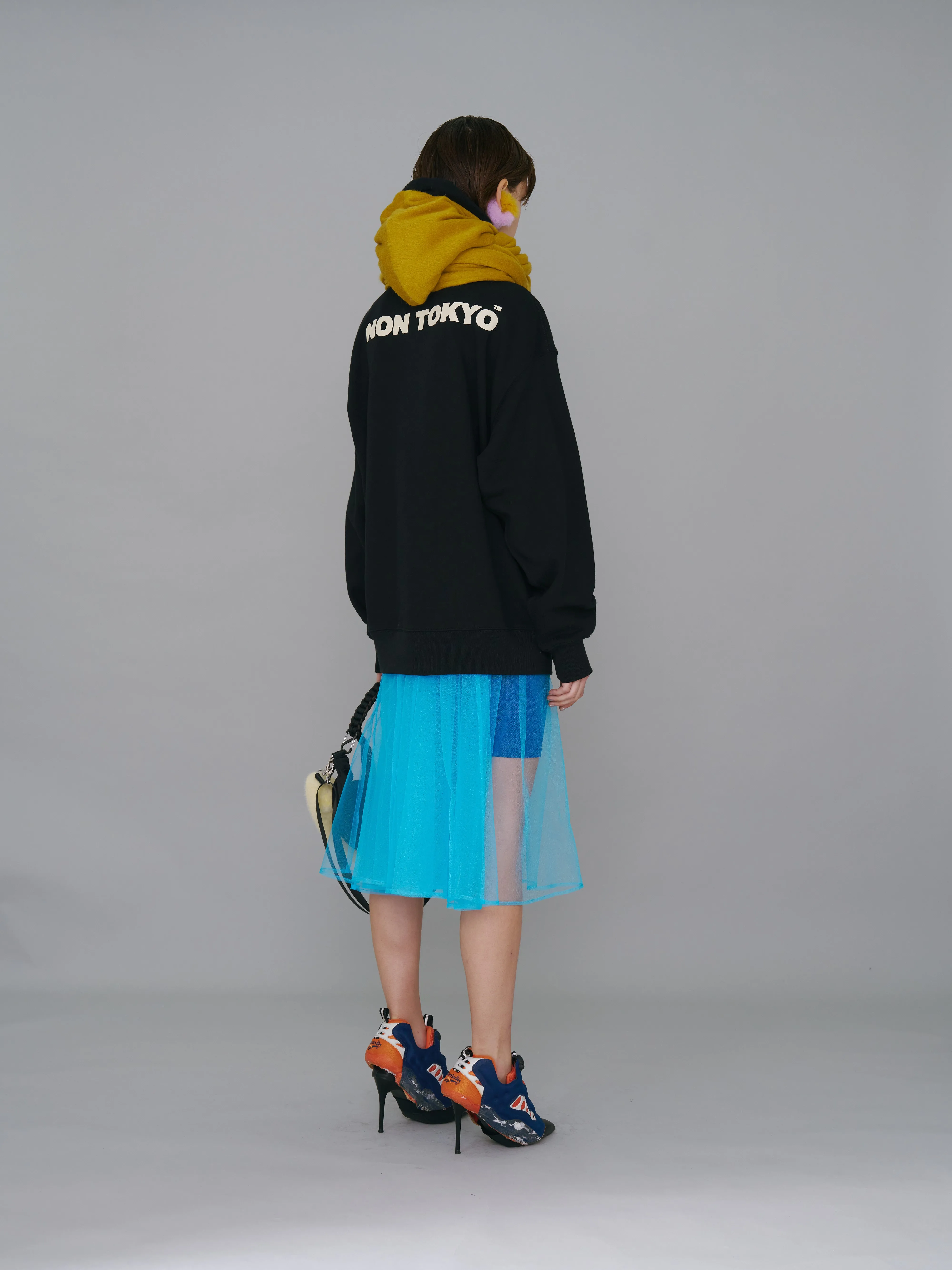 NON TOKYO / PRINT PULLOVER PARKA (SHEEP / BLACK)