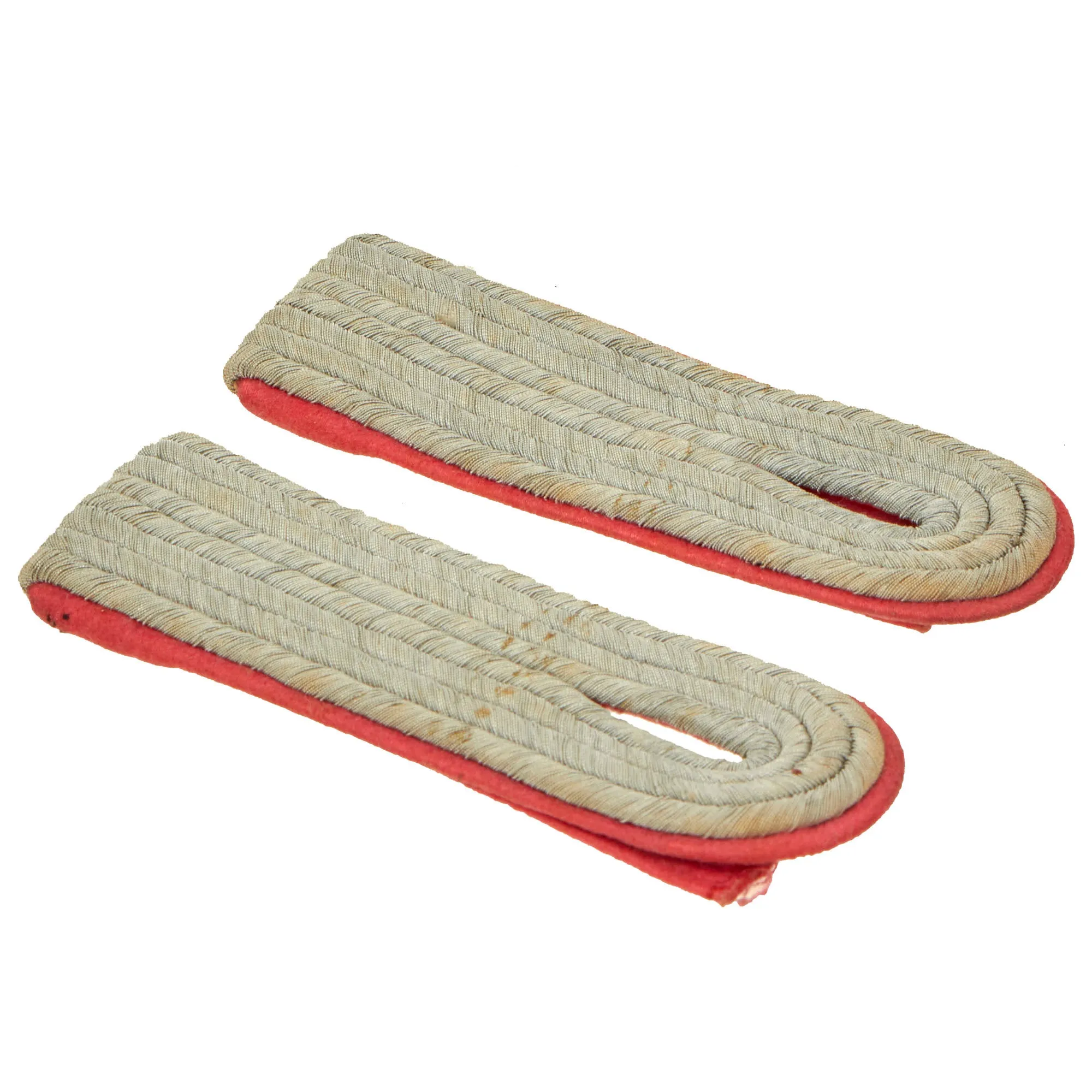 Original German WWII Heer Army Panzer Leutnant Officers Shoulderboards - Matched Pair