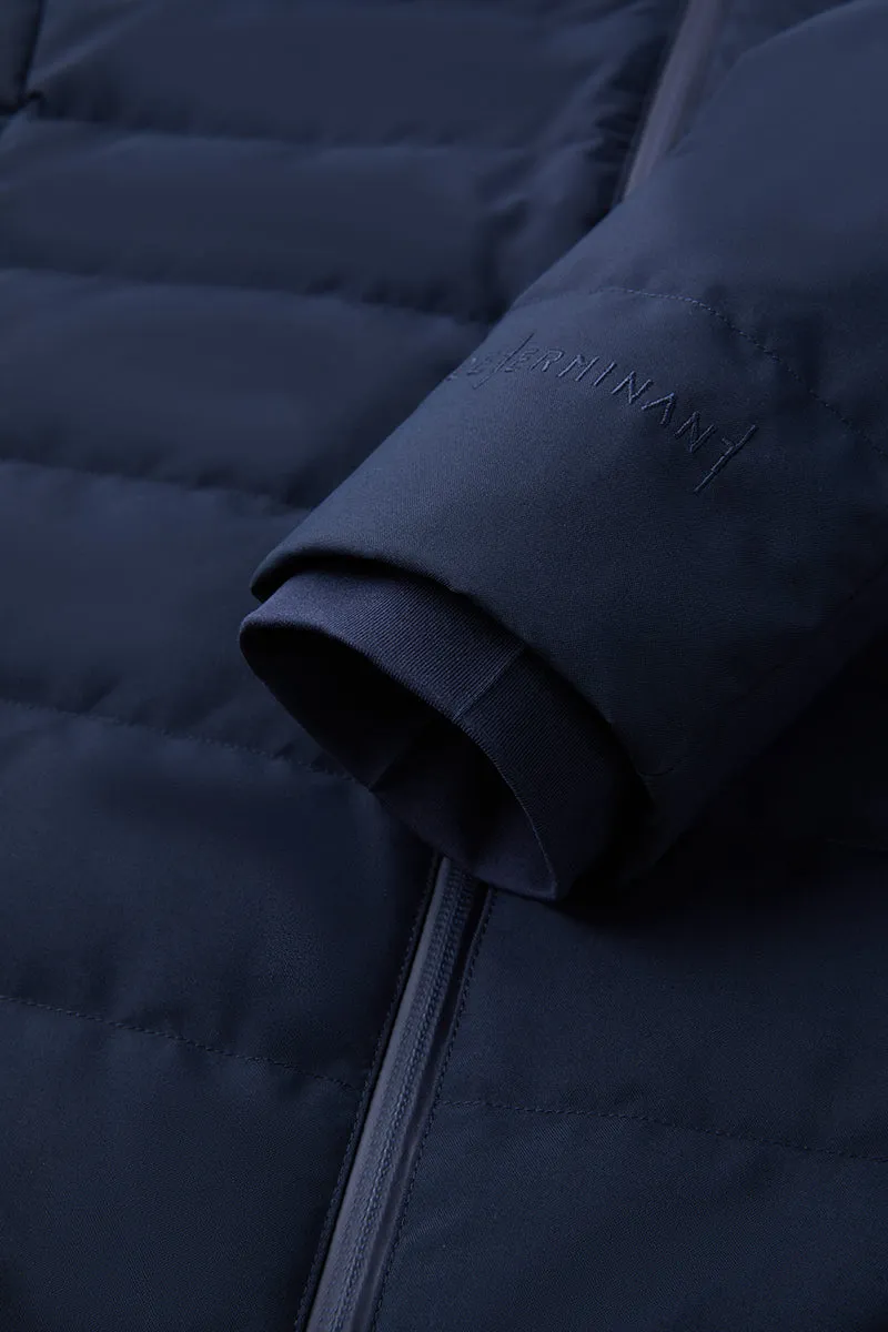 Quilted Down Jacket | Navy NYDW01