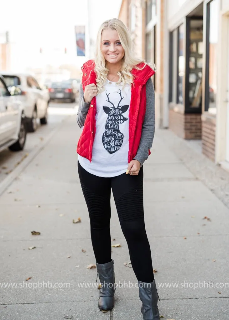 Reindeer Games - Long Sleeve Elbow Patch* - Final Sale