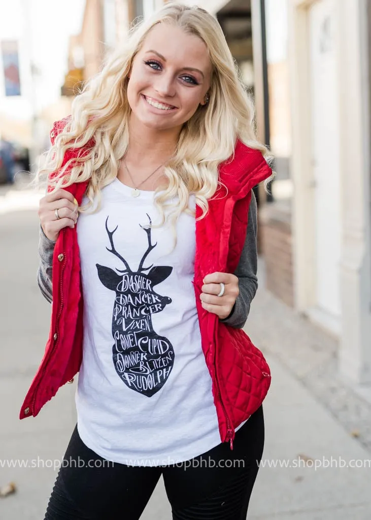 Reindeer Games - Long Sleeve Elbow Patch* - Final Sale