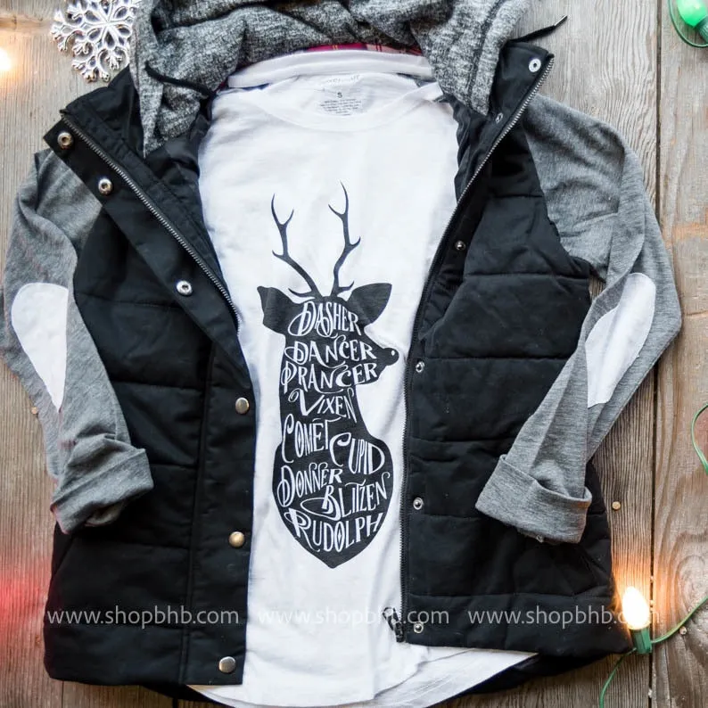 Reindeer Games - Long Sleeve Elbow Patch* - Final Sale