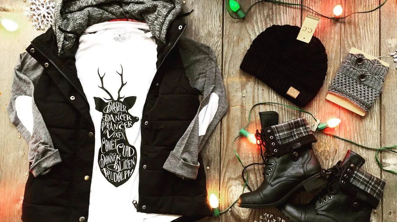 Reindeer Games - Long Sleeve Elbow Patch* - Final Sale