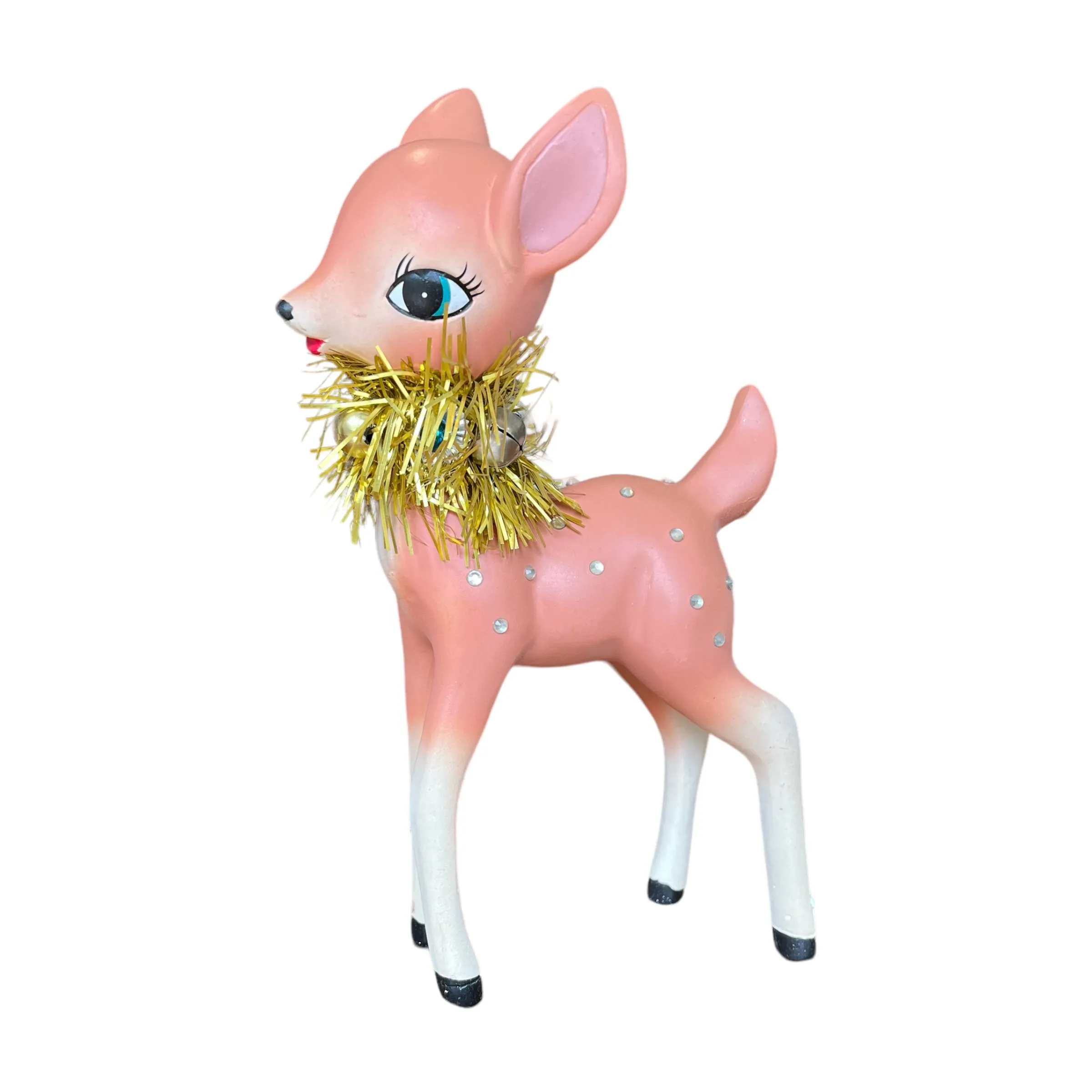 Retro Standing Sparkle Deer- 4 Colors