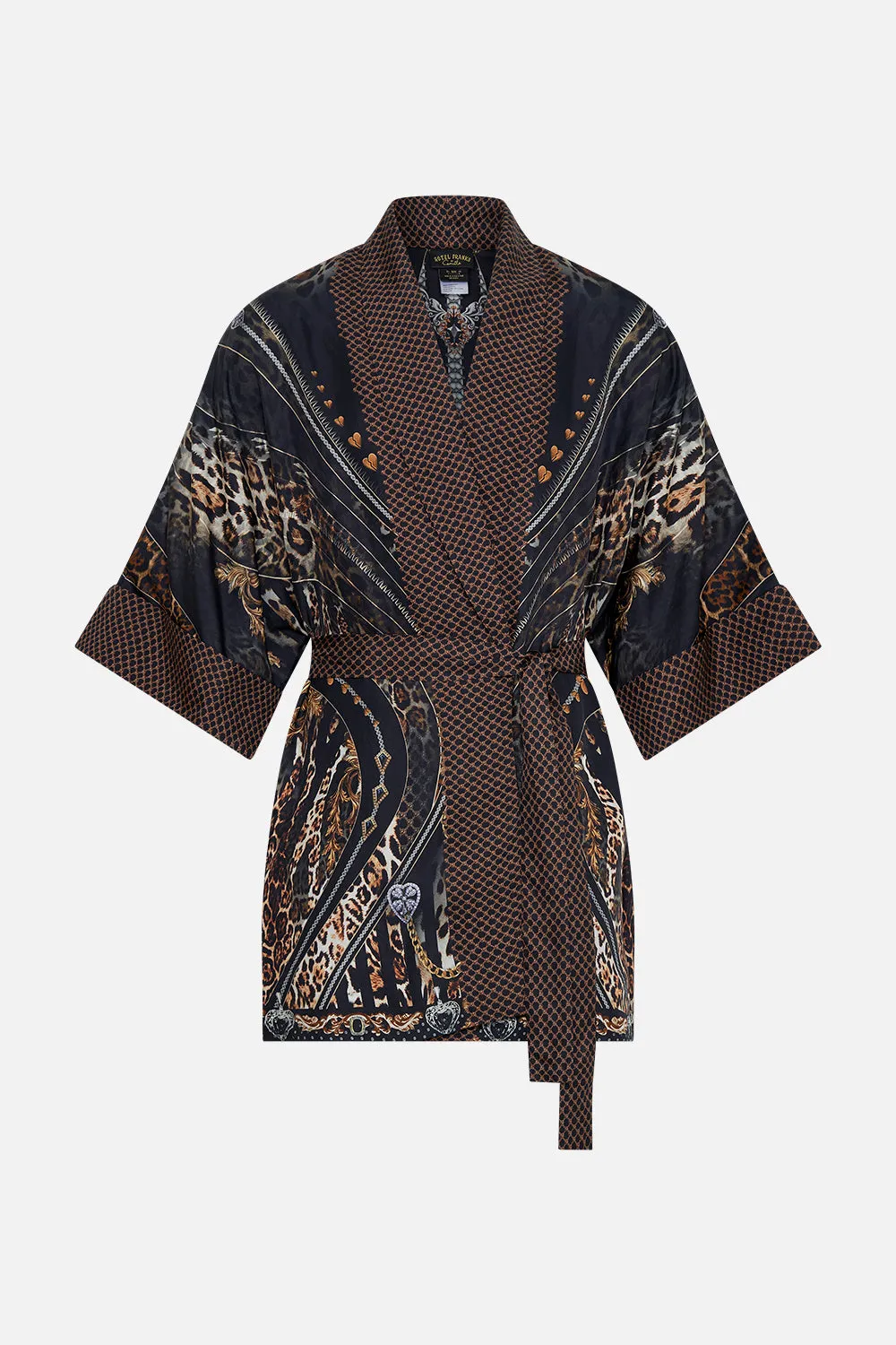 REVERSIBLE MID LENGTH ROBE CHAOS IN THE COSMOS