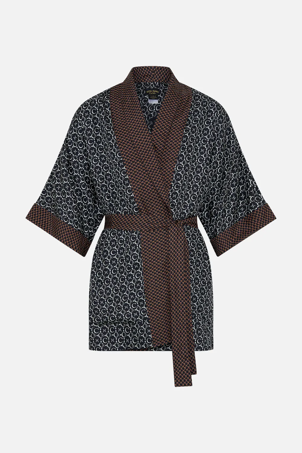 REVERSIBLE MID LENGTH ROBE CHAOS IN THE COSMOS