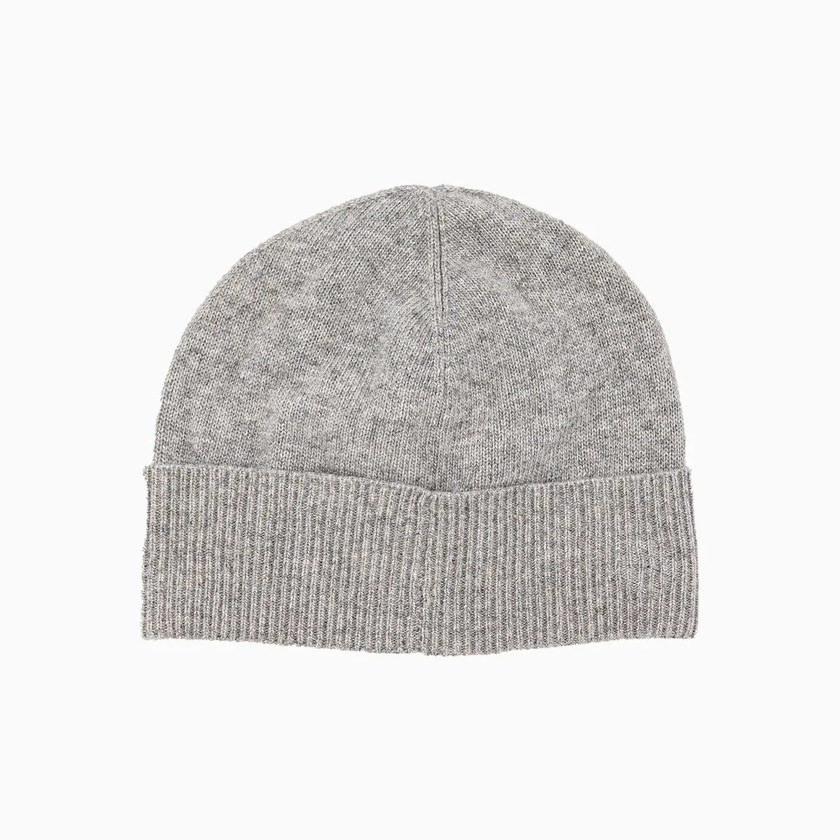 Ribbed Wool Knit Beanie Hat