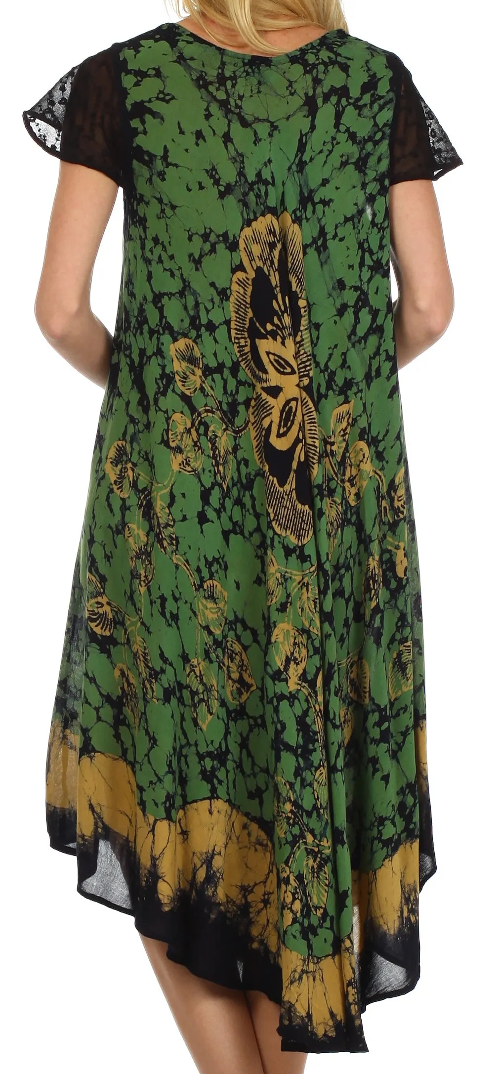 Sakkas Aloha Floral Caftan Dress