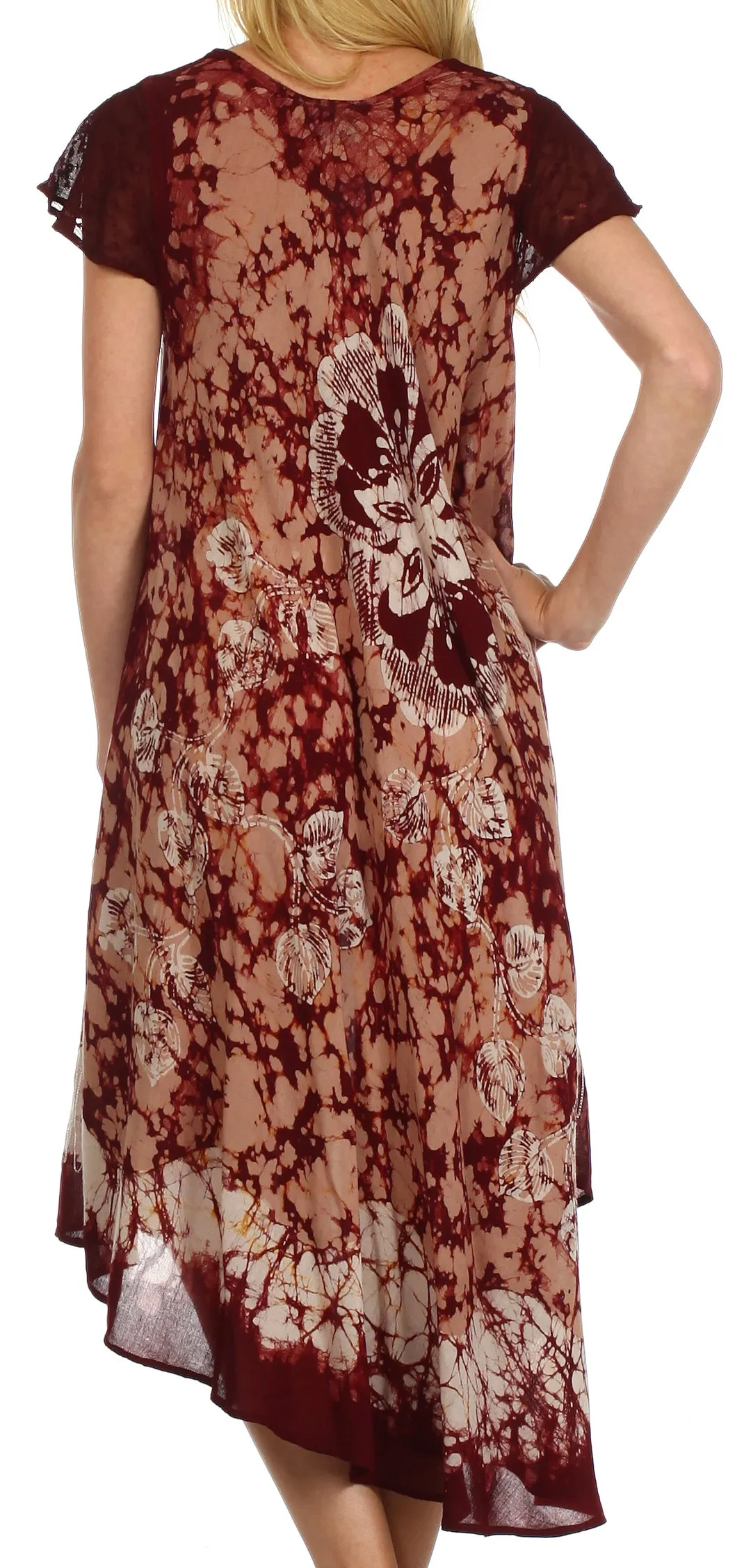 Sakkas Aloha Floral Caftan Dress