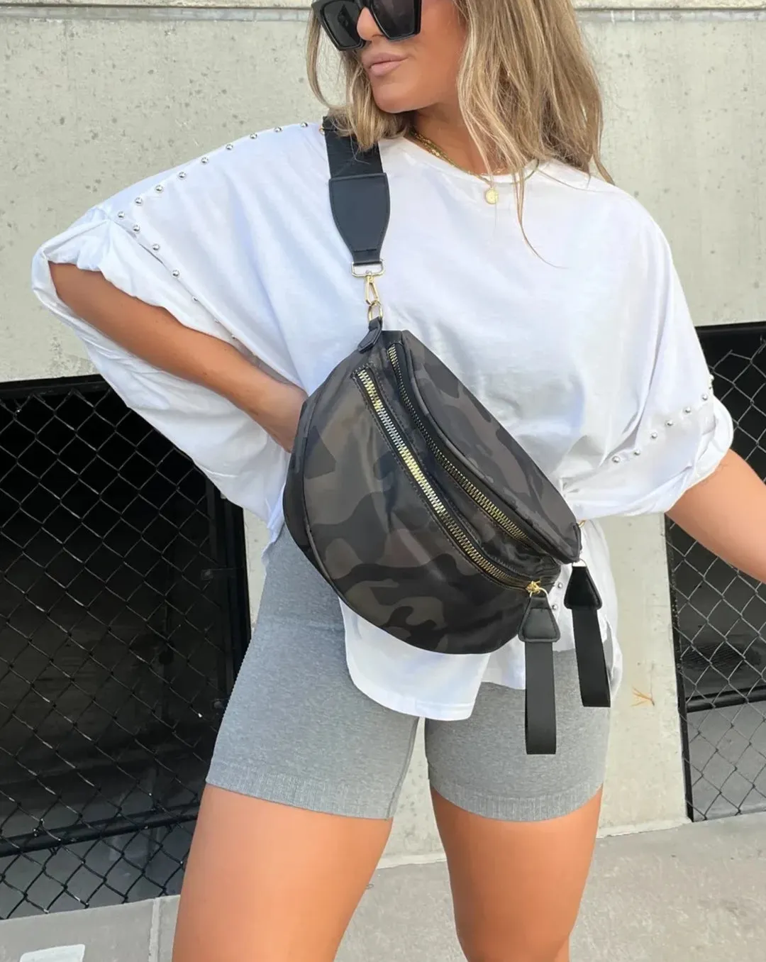 Serenity - Studded Oversized Tee