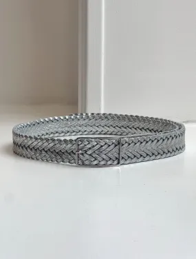 Silver Plaited Belt