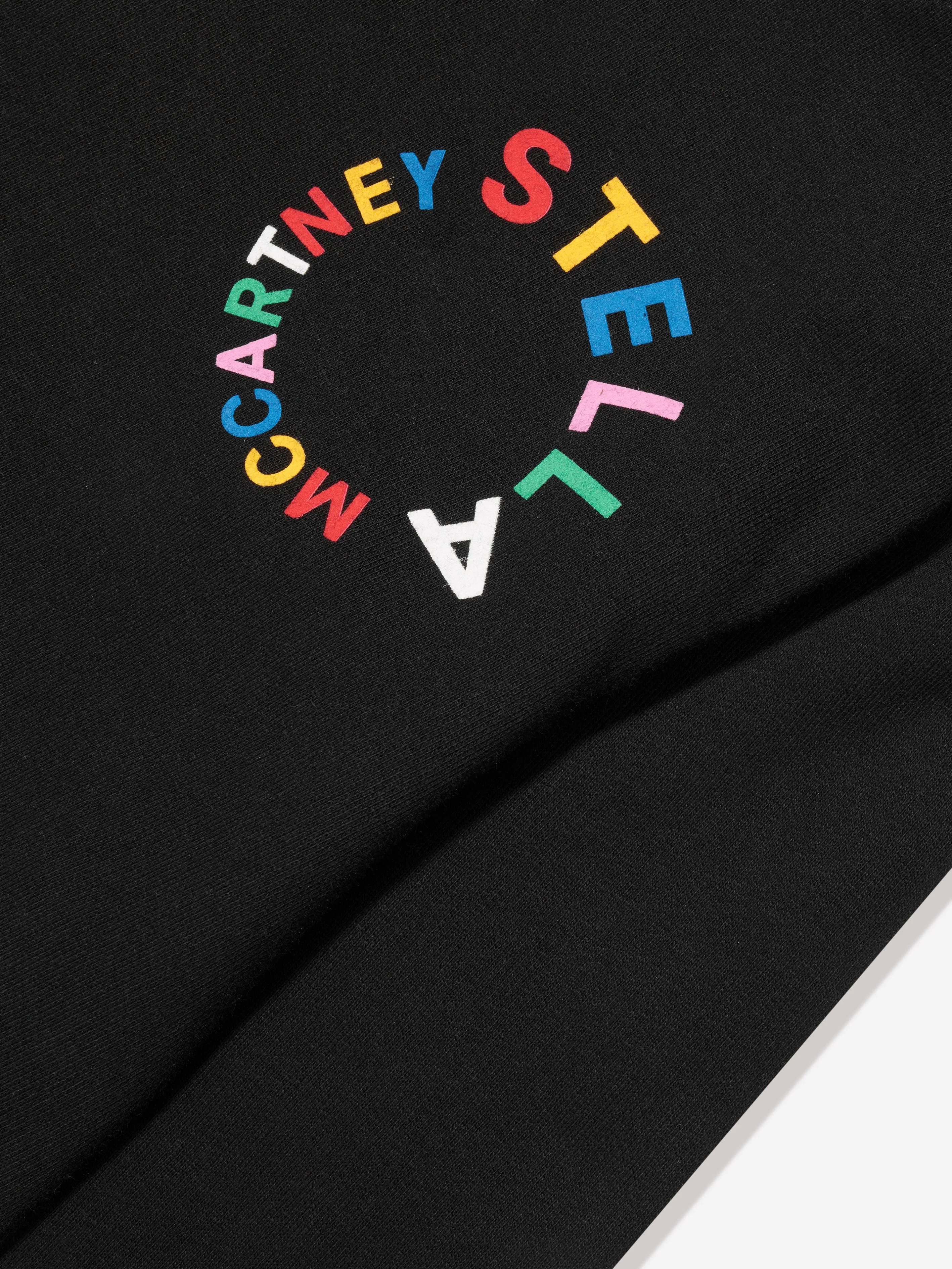 Stella McCartney Girls Logo Sweatshirt in Black
