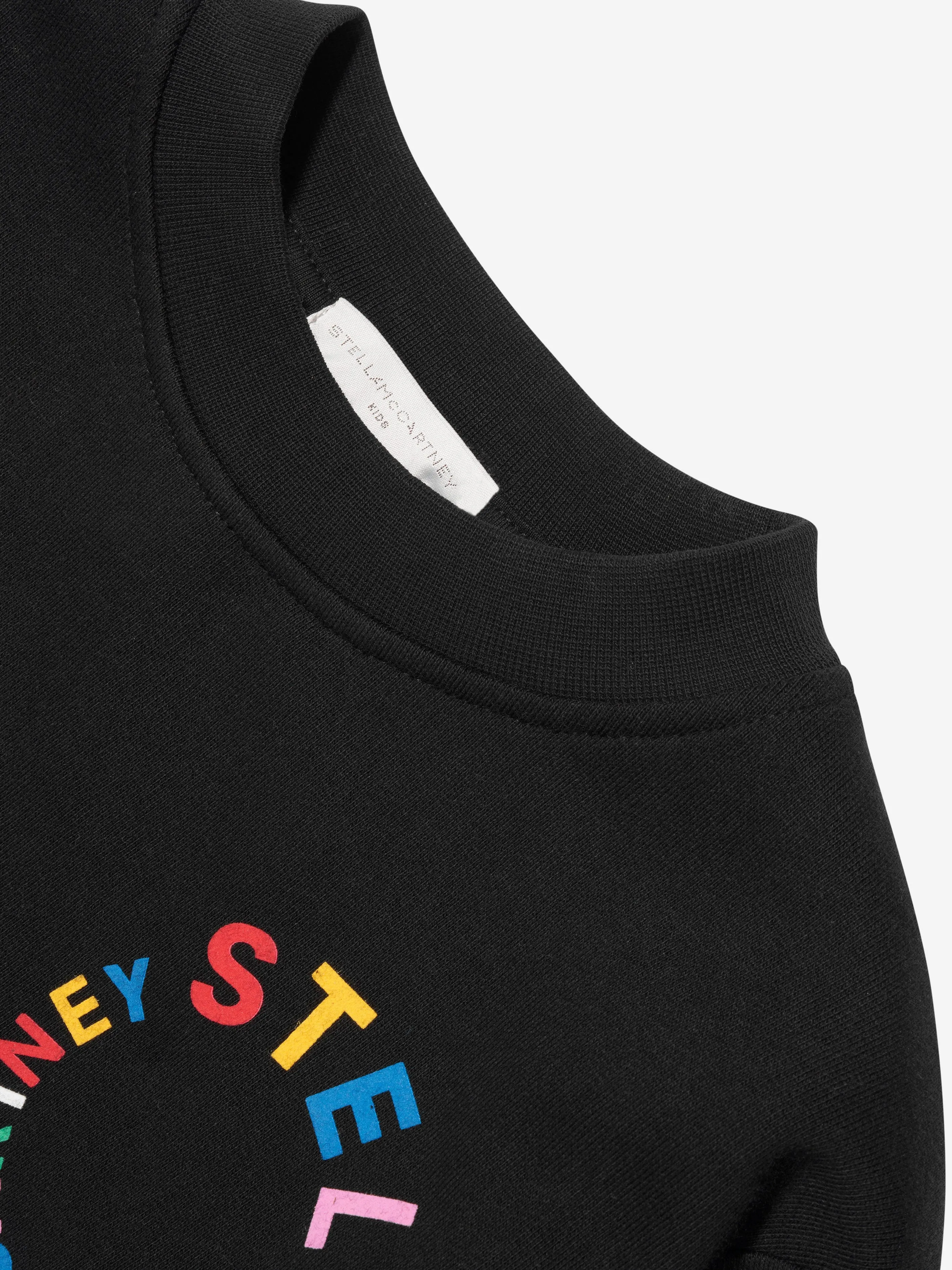 Stella McCartney Girls Logo Sweatshirt in Black