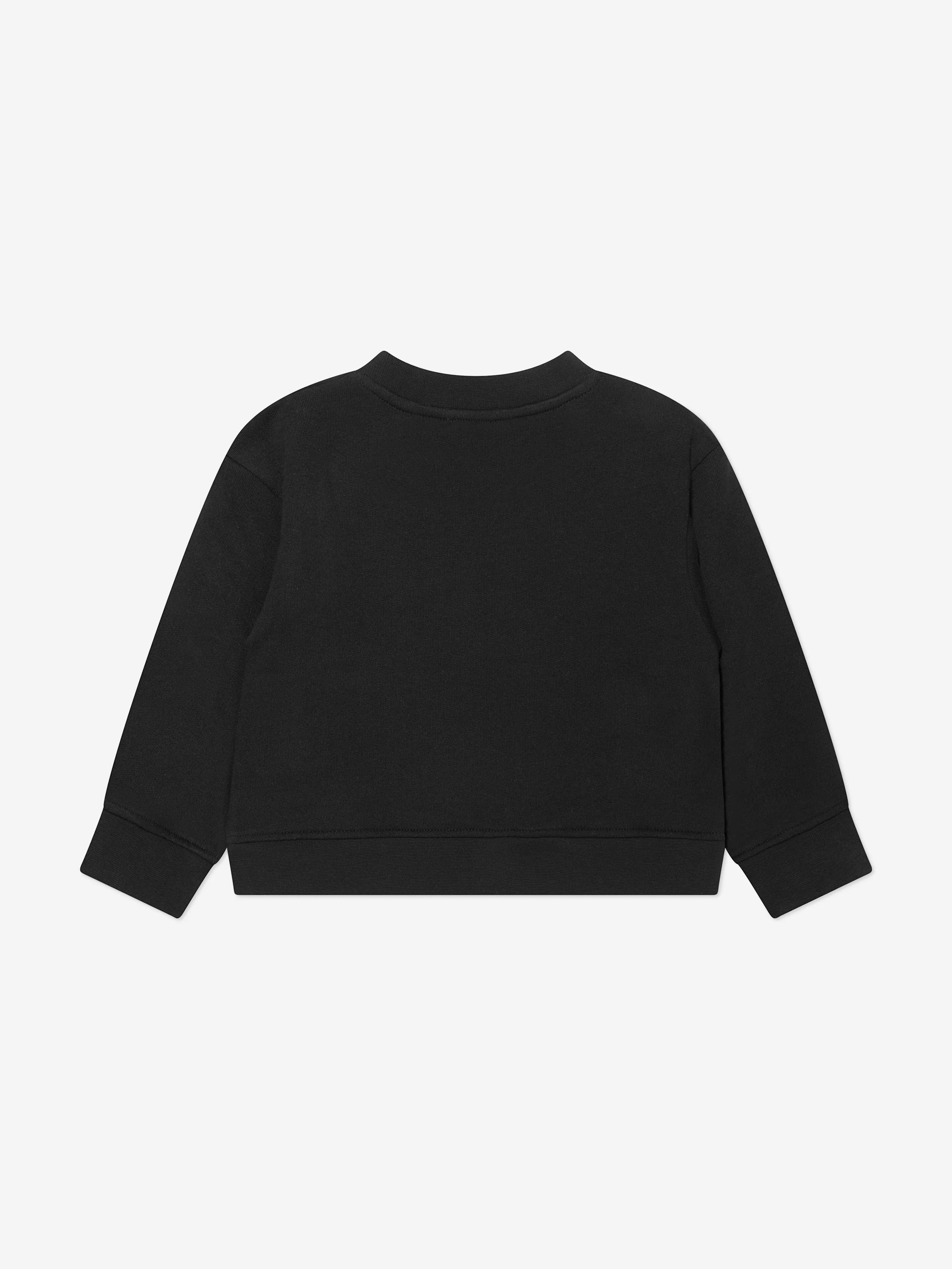 Stella McCartney Girls Logo Sweatshirt in Black