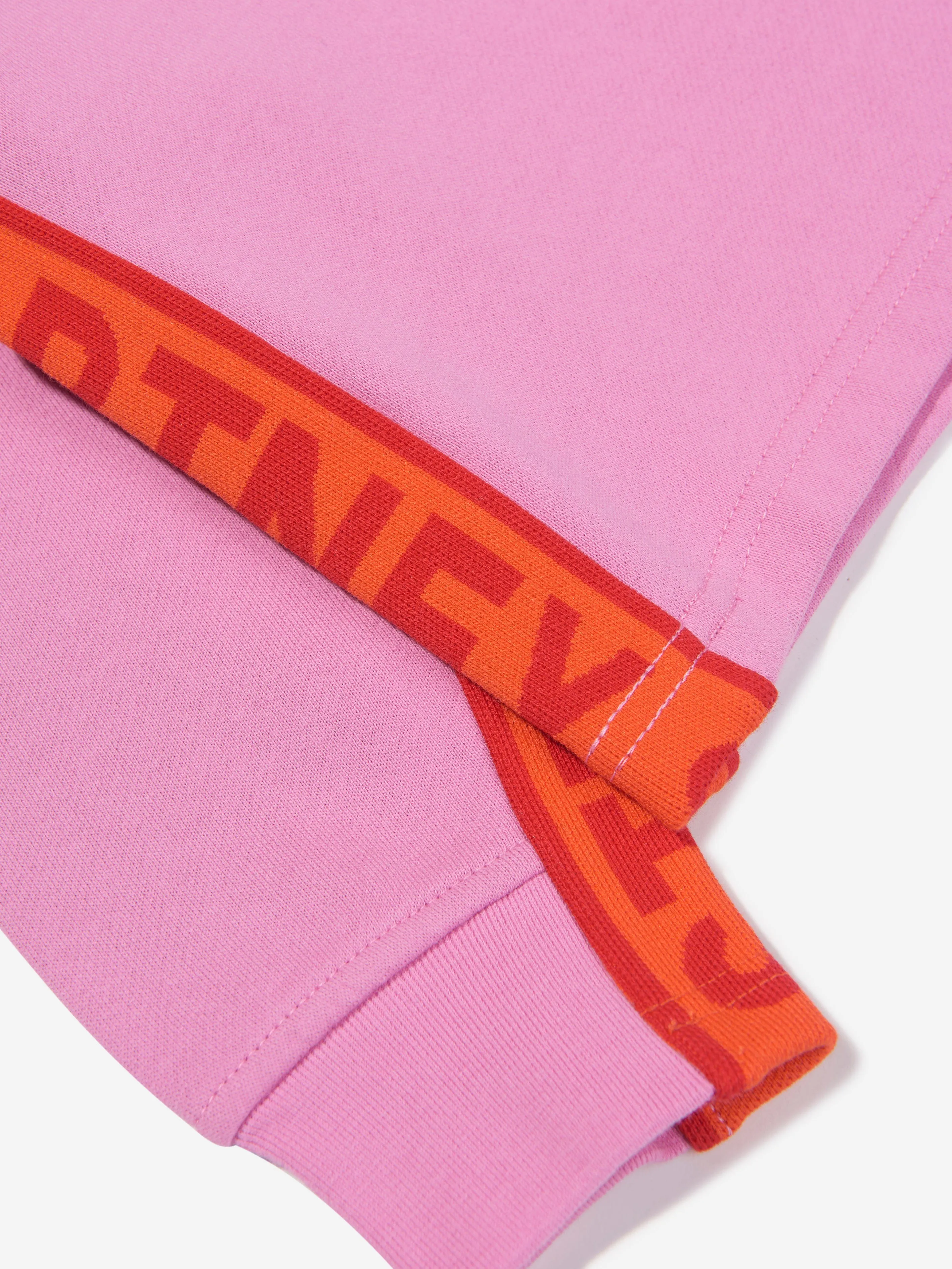 Stella McCartney Girls Sport Sweatshirt in Pink