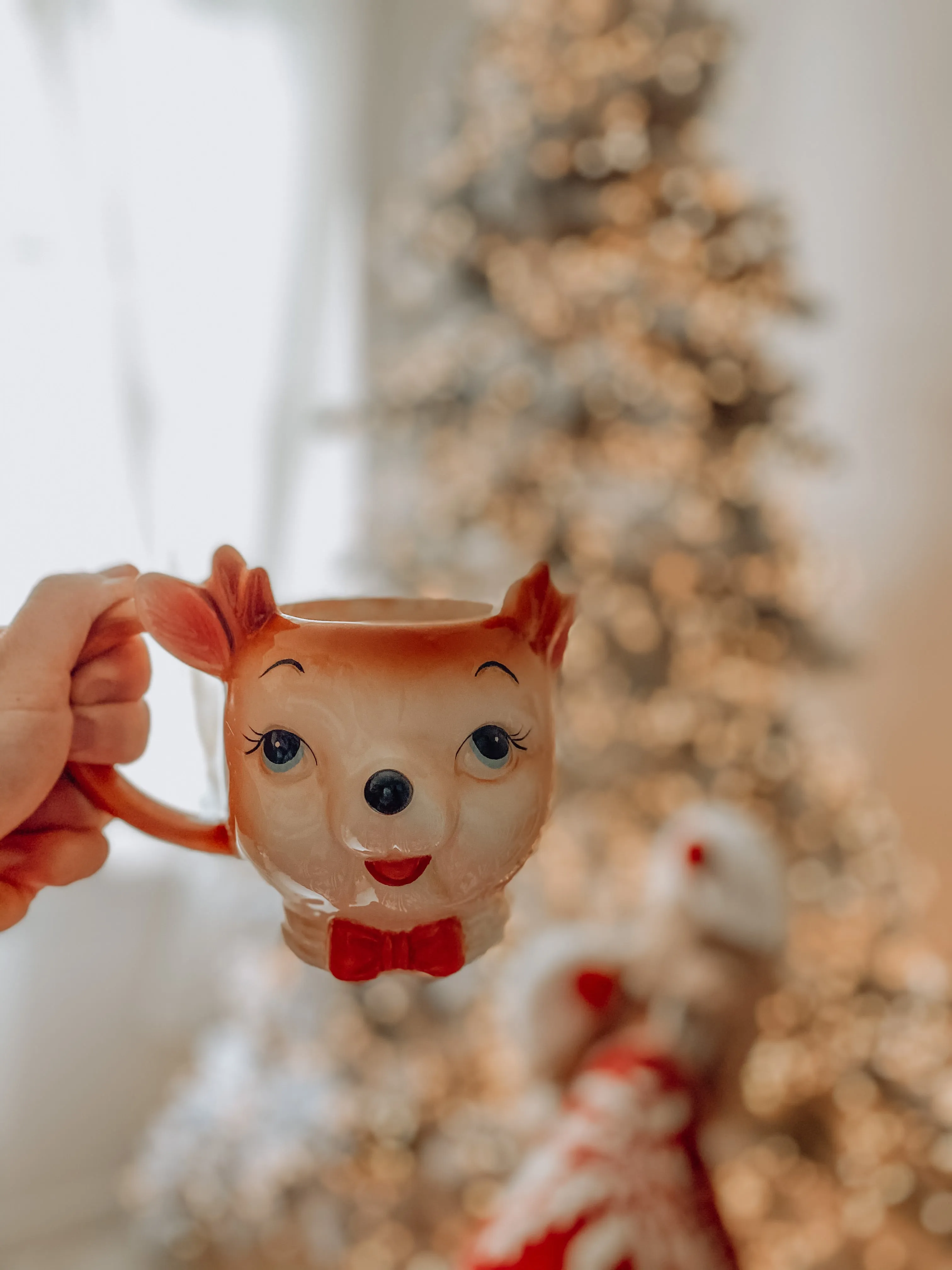 Vintage Reindeer Mug