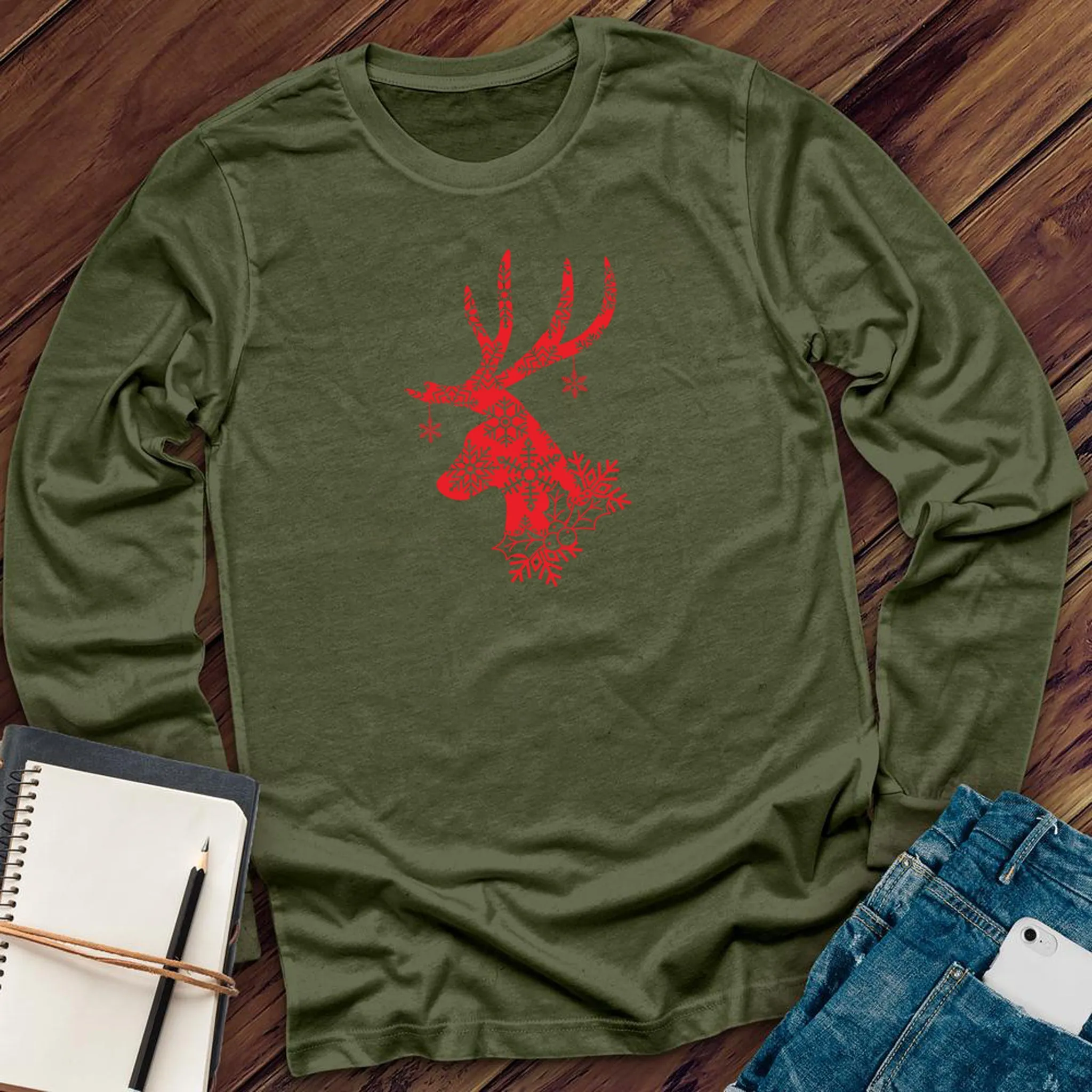 Winter Wonderland Reindeer Long Sleeve