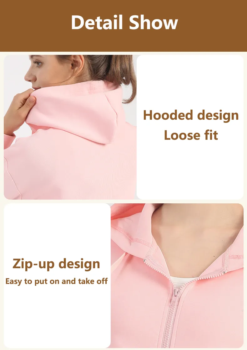 Women's Casual Zip-up Hoodie