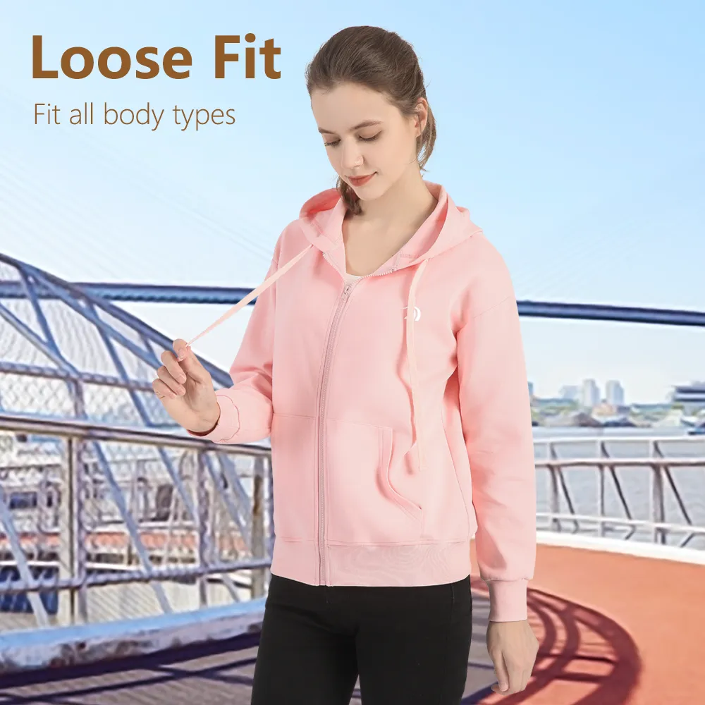 Women's Casual Zip-up Hoodie