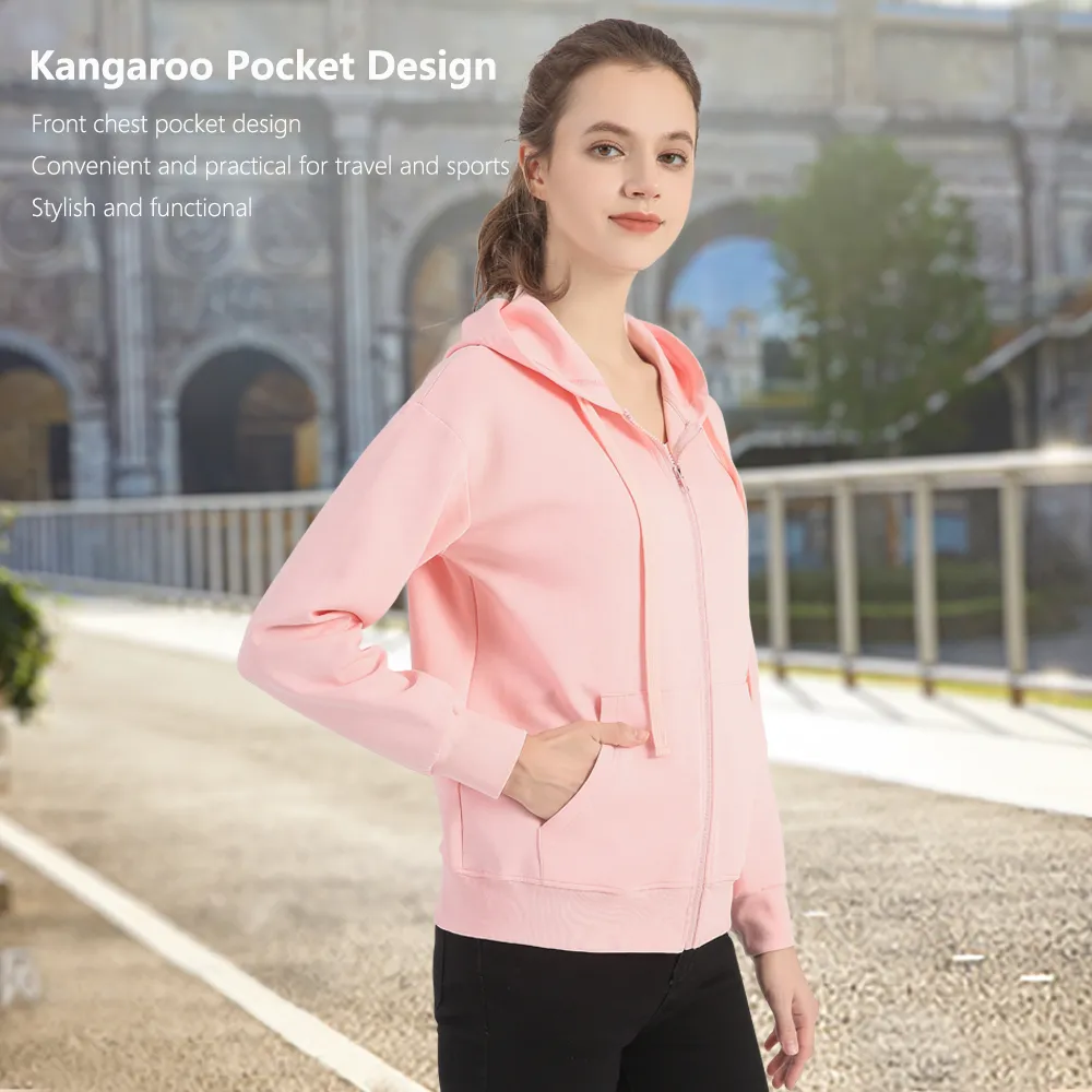 Women's Casual Zip-up Hoodie