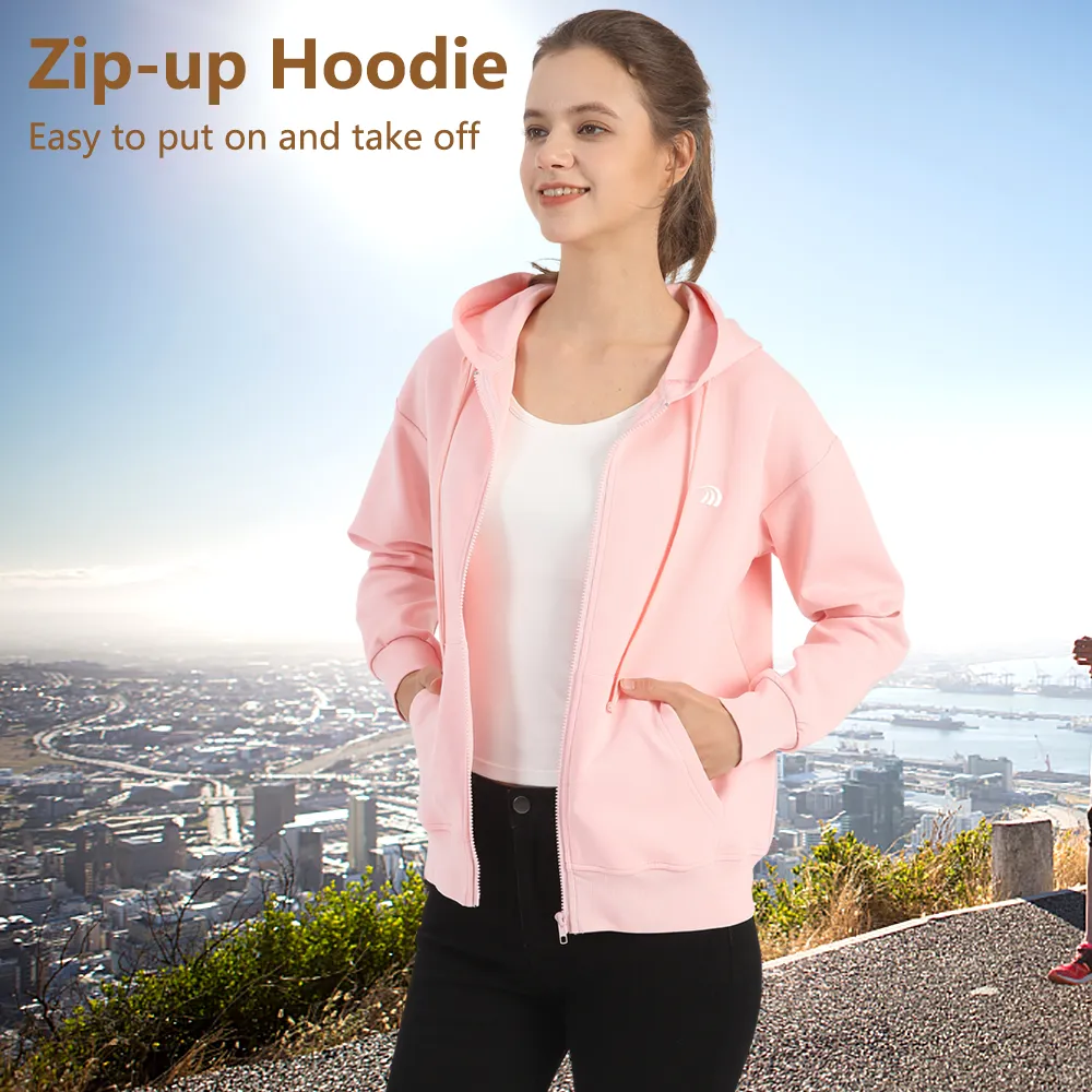 Women's Casual Zip-up Hoodie