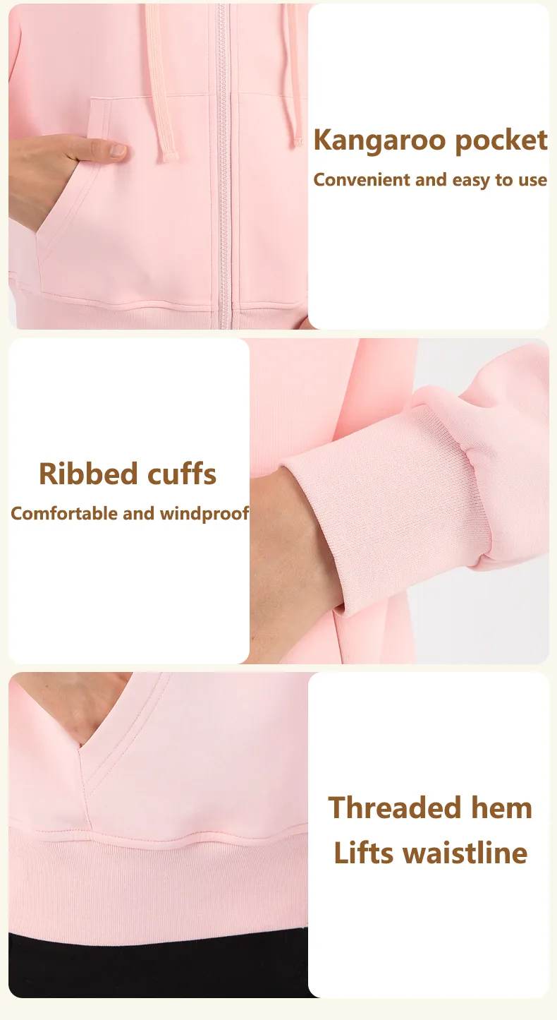 Women's Casual Zip-up Hoodie