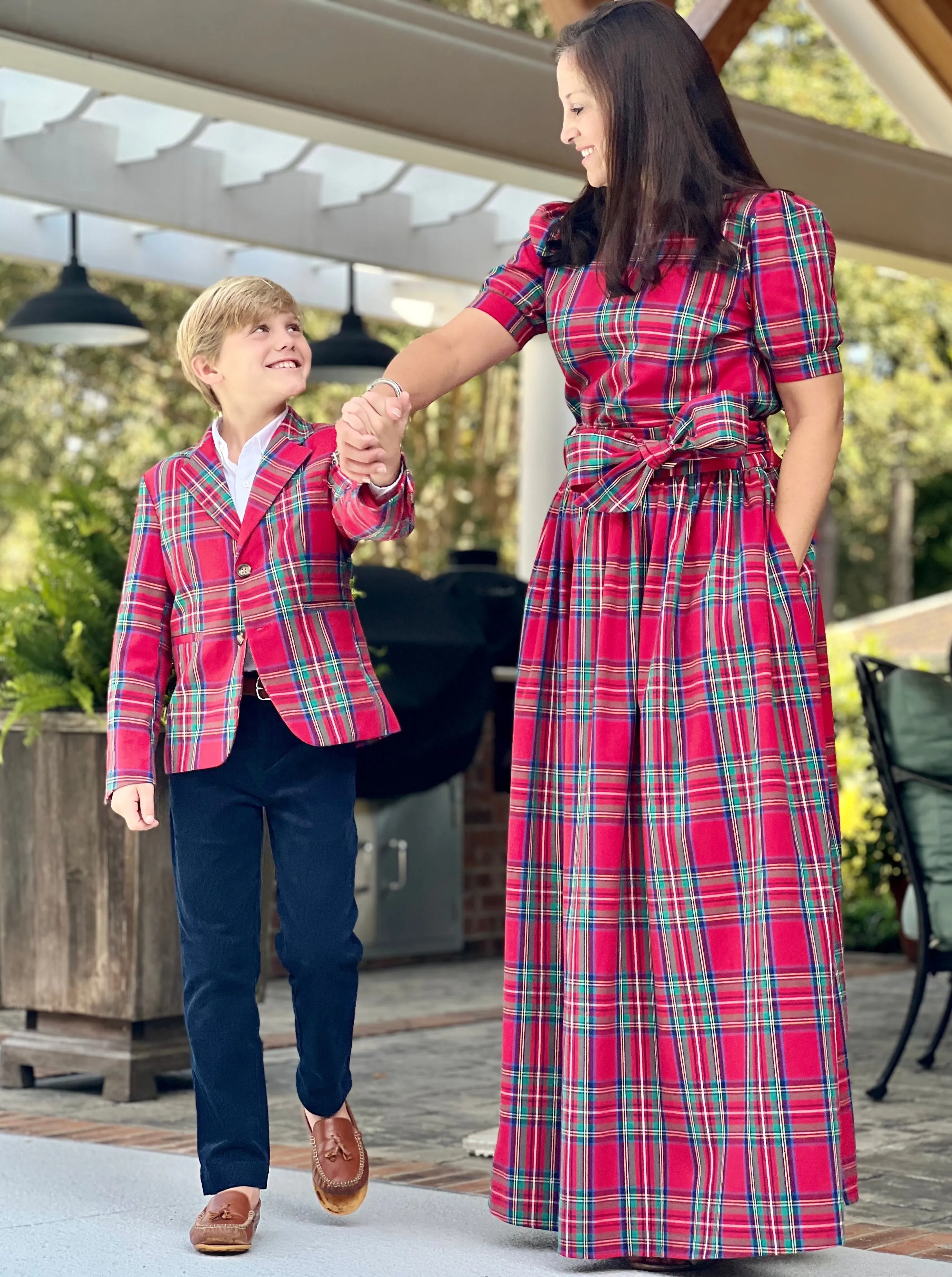 Women's Tillie Top V1- Tybee Tartan Plaid
