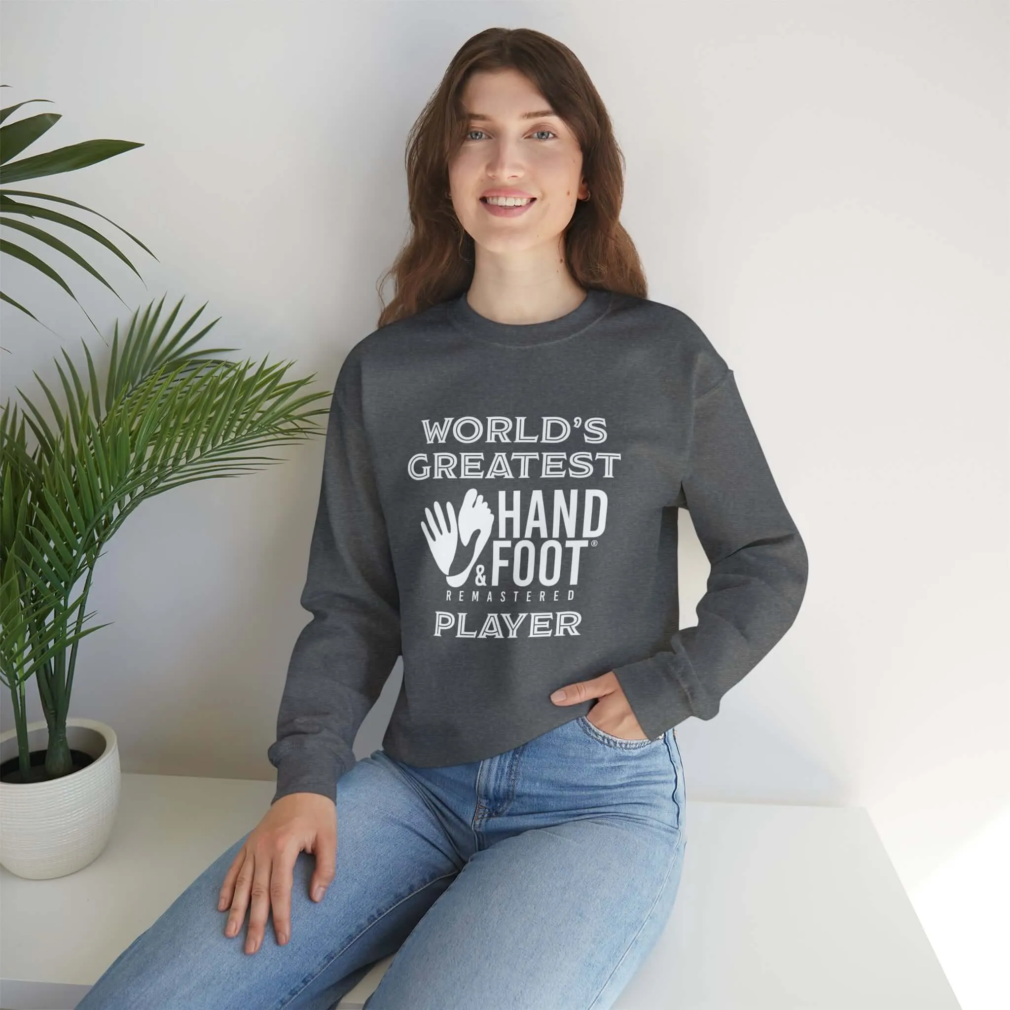 World's Greatest Player Unisex Heavy Blend™ Crewneck Sweatshirt