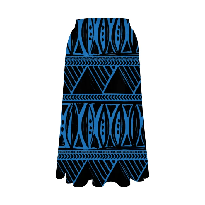 Zulu Women's Flared Midi Skirt